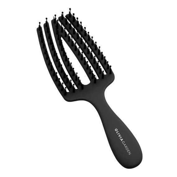 Fingerbrush Care Mini Black, szczotka do włosów