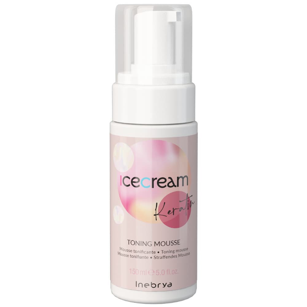 ICE CREAM KERATIN TONING Remineralizująca pianka do włosów