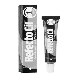 Henna do brwi i rzęs żelowa Wodoodporna - 1 Pure Black