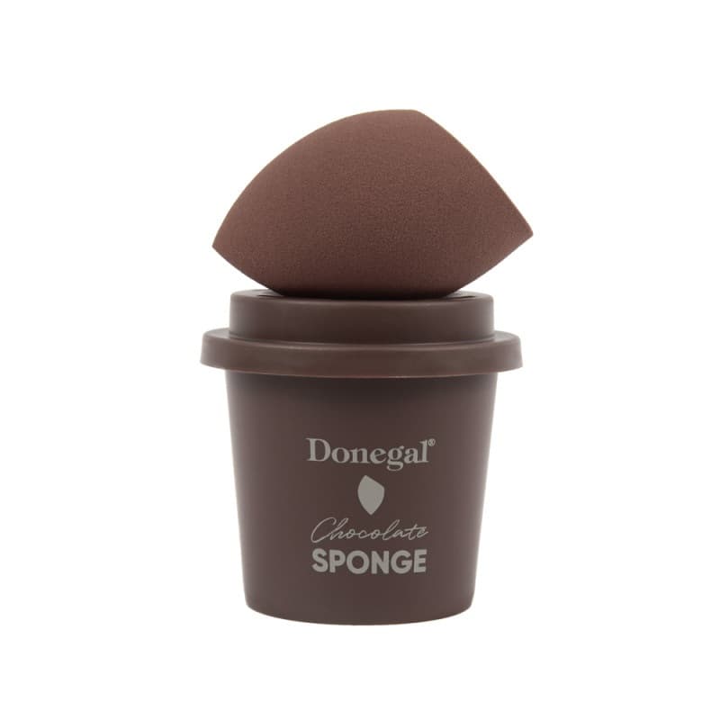 Morning Coffee Blends Set Sponge Gąbka do makijażu z etui Chocolate