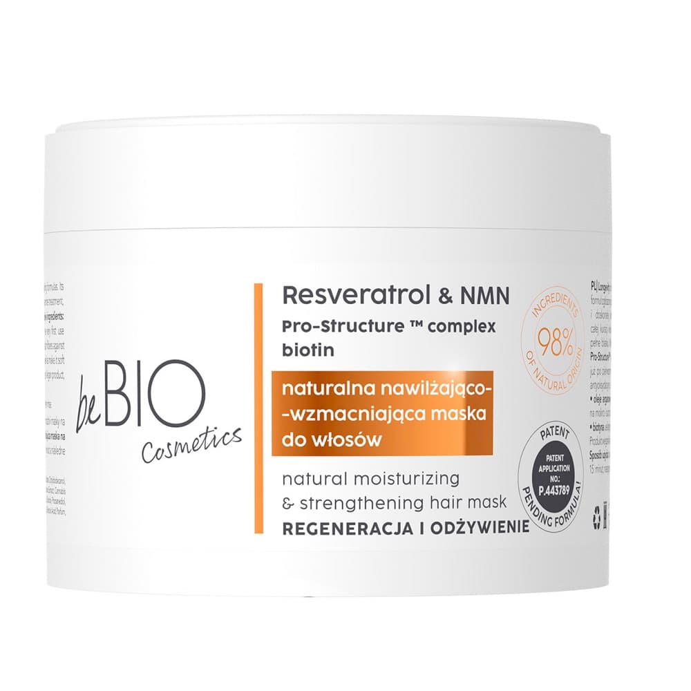 LONGEVITY - Natural Moisturizing & Strengthening Hair Mask - Naturalna nawilżająco-wzmacniająca maska do włosów - Regeneracja i odżywienie -