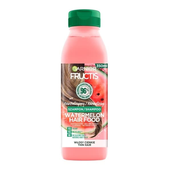 Fructis Watermelon Hair Food Shampoo rewitalizujący szampon do włosów cienkich