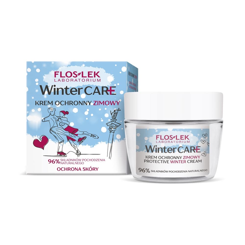 Floslek Winter Care Ochronny Zimowy Krem Do Twarzy Na Dzień i Na Noc