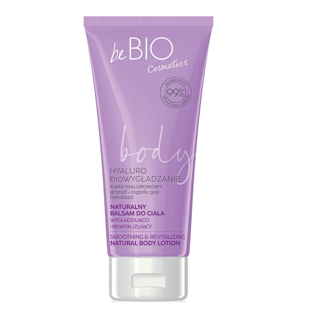 Body Hyaluro - Smoothing & Revitalizing Natural Body Lotion - BioWygładzenie - Wygładzająco-rewitalizujący naturalny balsam do ciała - Skóra bardzo sucha - Granat, Jagody Goji -