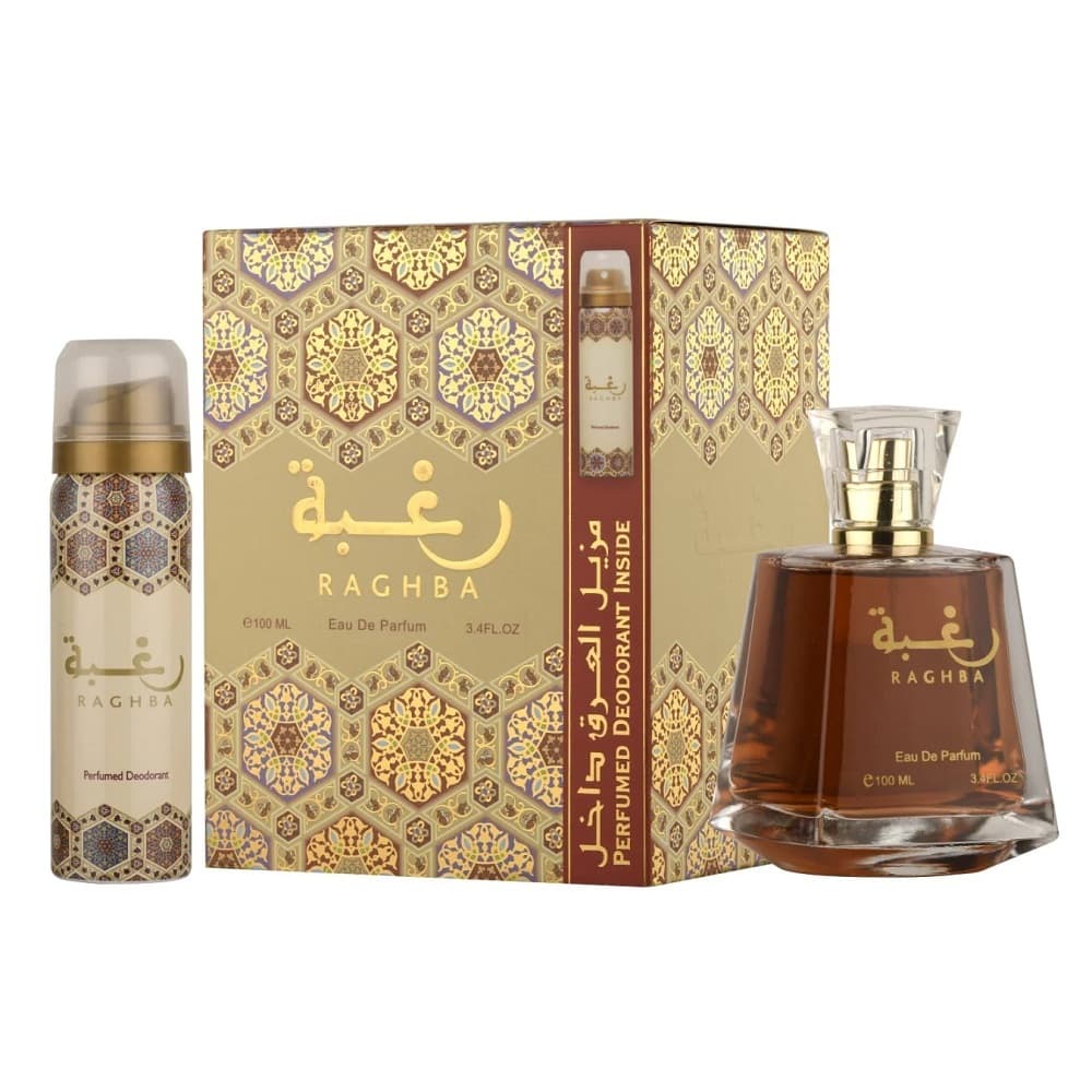 Raghba zestaw woda perfumowana spray + dezodorant spray (U)