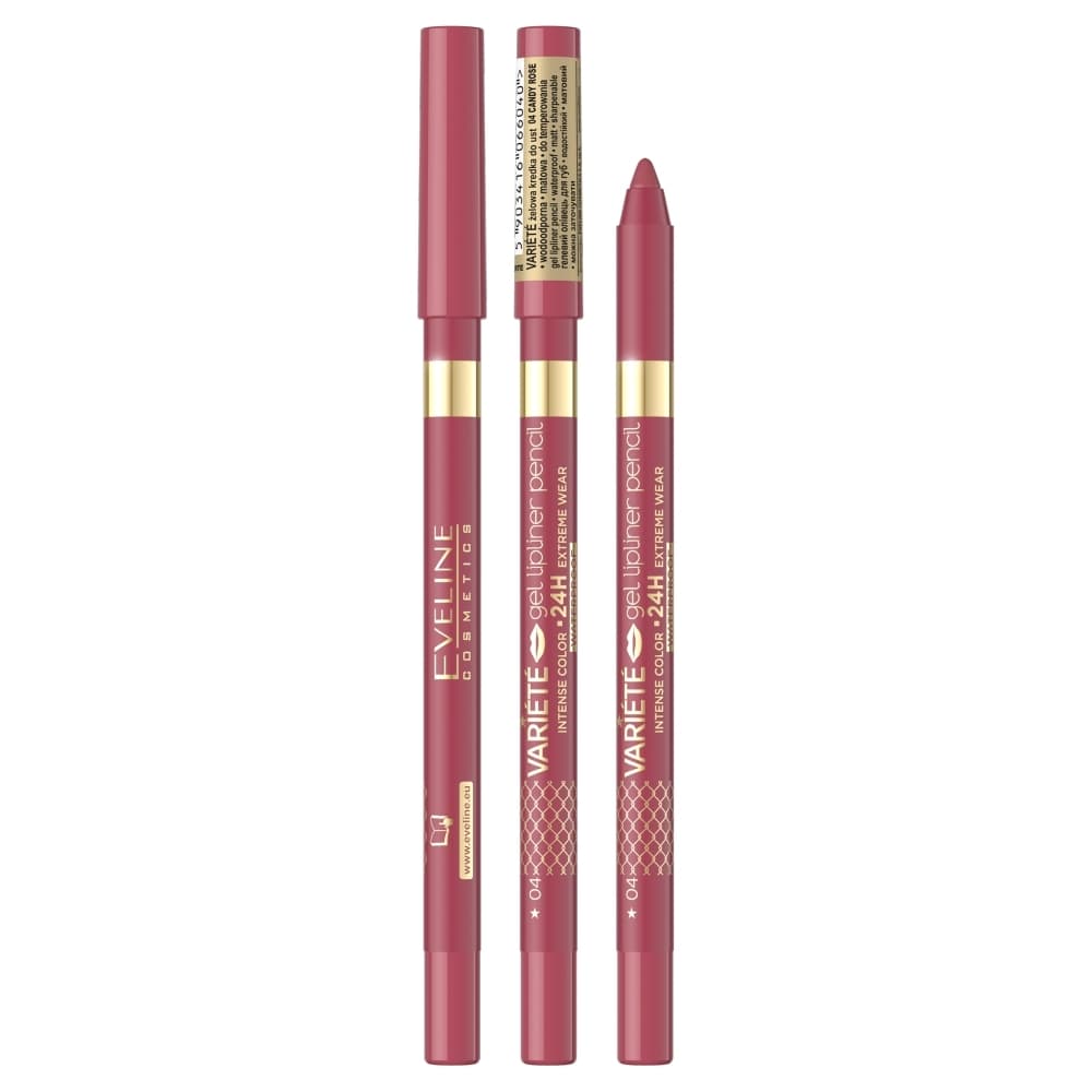 Variété wodoodporna żelowa konturówka do ust 04 Candy Rose