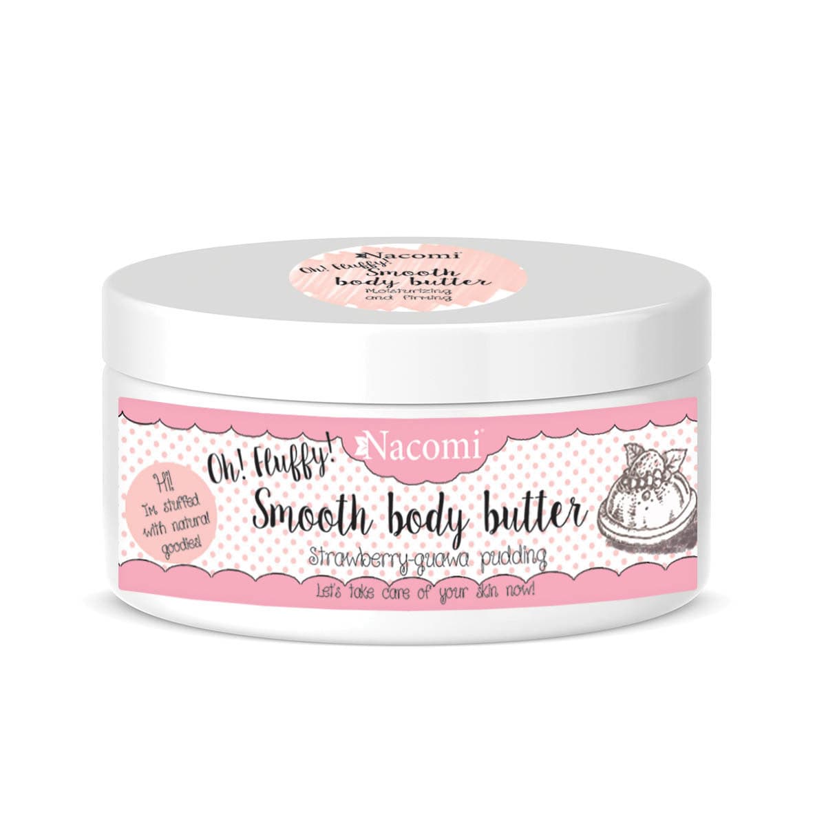Smooth Body Butter - Lekkie masło do ciała - Truskawkowy pudding z gujawą