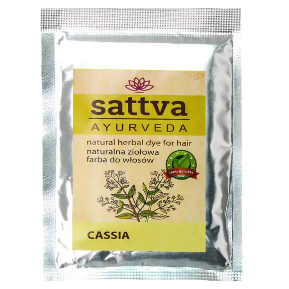 Sattva Natural Herbal Dye for Hair naturalna ziołowa farba do włosów Cassia