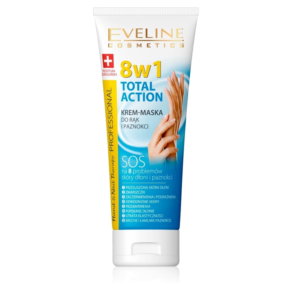 Eveline Hand Nail Therapy 8w1 Total Action Regenerujący Krem Do Rąk