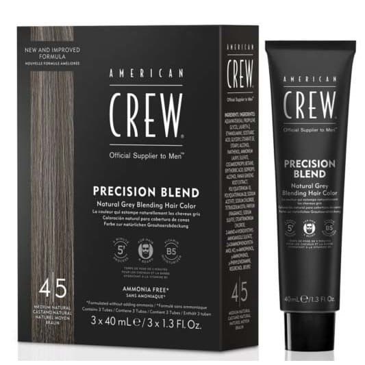 Crew, Precision Blend, odsiwiacz dla mężczyzn, 4|5, średni naturalny