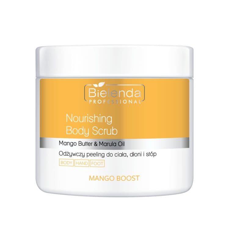 Bielenda Professional - MANGO BOOST - Nourishing Body Scrub - Odżywczy peeling do ciała, dłoni i stóp -
