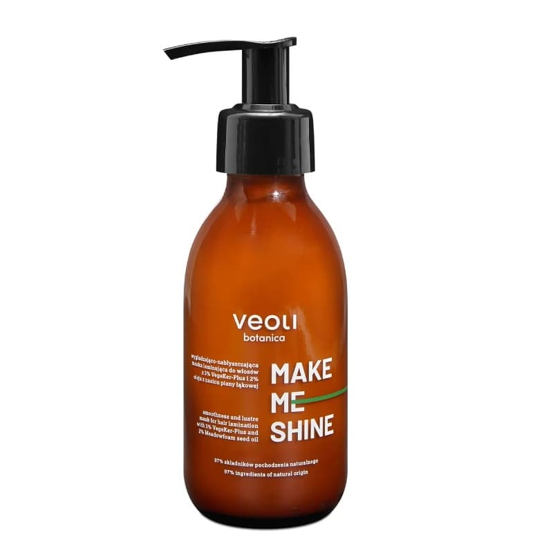 Make Me Shine wygładzająco-nabłyszczająca Maska laminująca do włosów