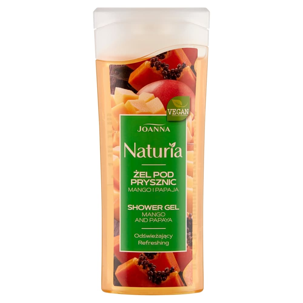 Naturia Body, żel pod prysznic Mango i Papaja