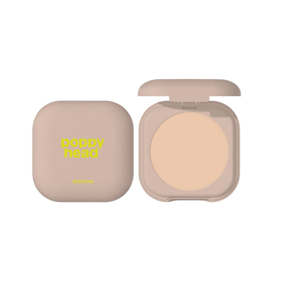 Skinivine Pressed Powder - Utrwalający puder prasowany z efektem blur - - 02 Truly