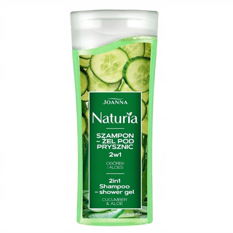 Naturia szampon-żel pod prysznic 2w1 Ogórek i Aloes