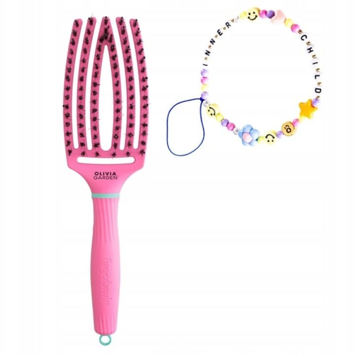 ingerbrush Care Iconic Boar&Nylon, Lollipop Pink
