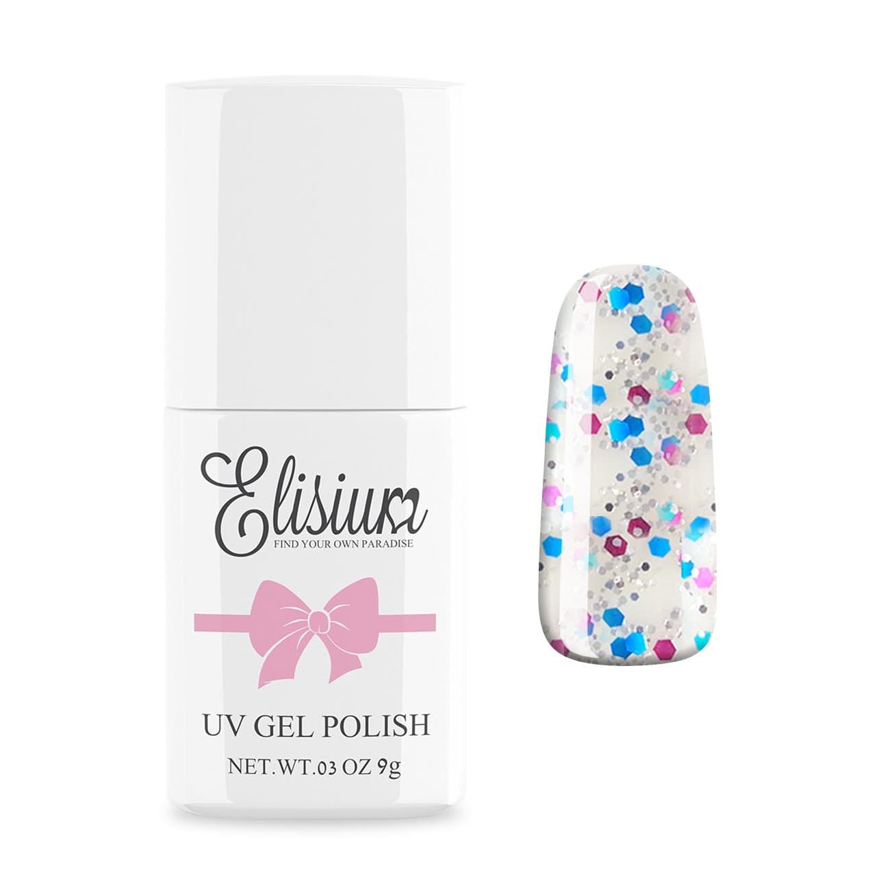 Colour UV Gel Polish lakier hybrydowy 098 Crazy Conffetti