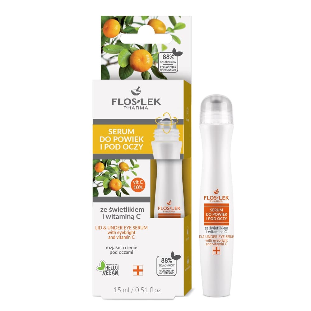 Floslek Serum do powiek i pod oczy ze świetlikiem i witaminą C