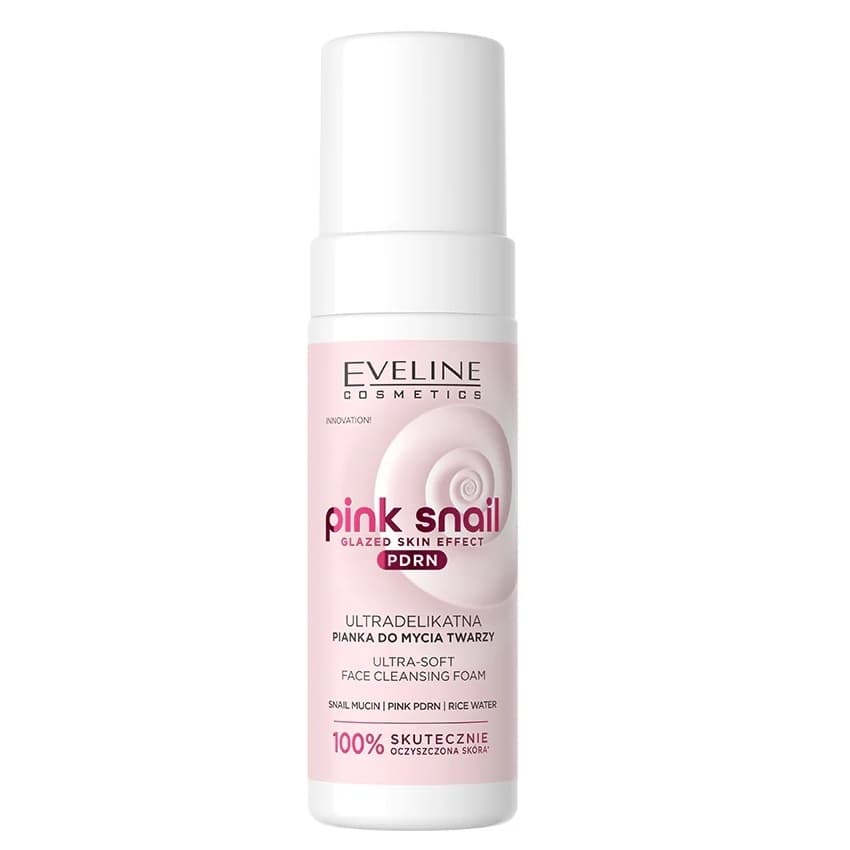 Pink Snail Glazed Skin Effect delikatna pianka oczyszczająca do twarzy