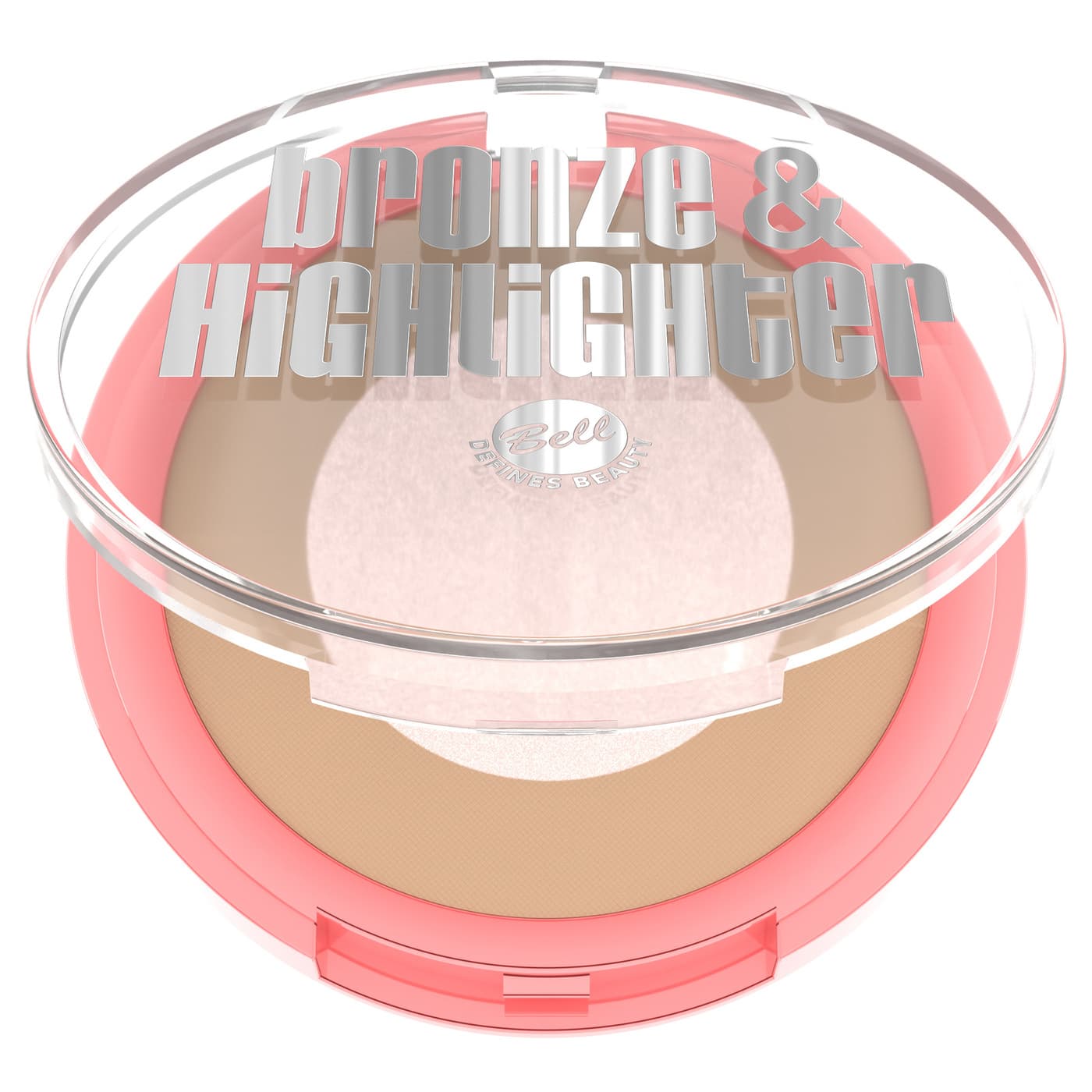 Bronze & Highlighter, bronzer i rozświetlacz do twarzy, 01