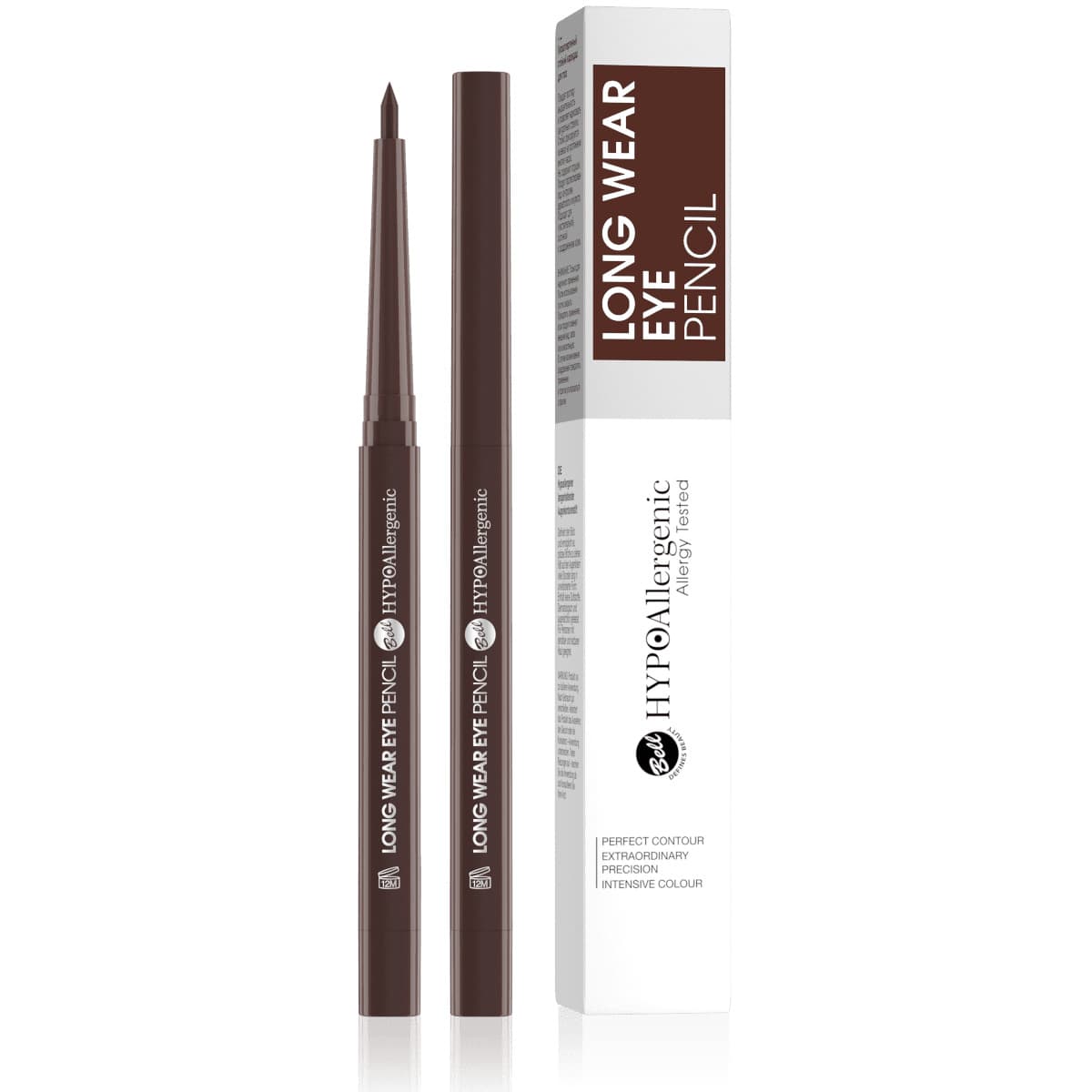 HYPOAllergenic - Long Wear Eye Pencil - Automatyczna kredka do oczu - - 02 BROWN