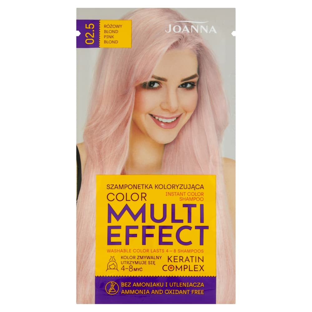 Multi Effect color Szamponetka koloryzująca różowy blond 02.5