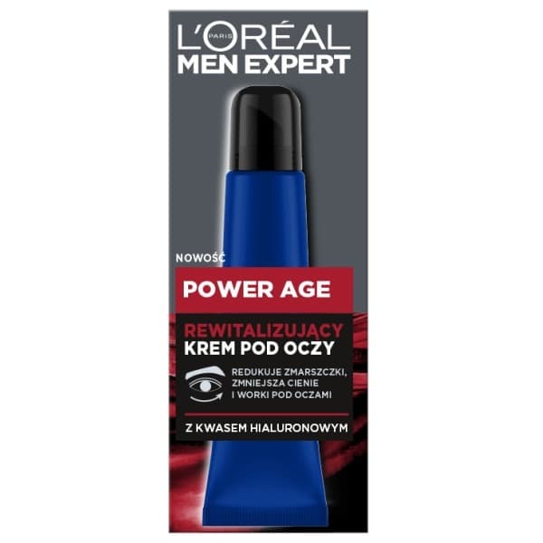 Paris Men Expert Power Age krem rewitalizujący i rozjaśniający do okolic oczu dla mężczyzn