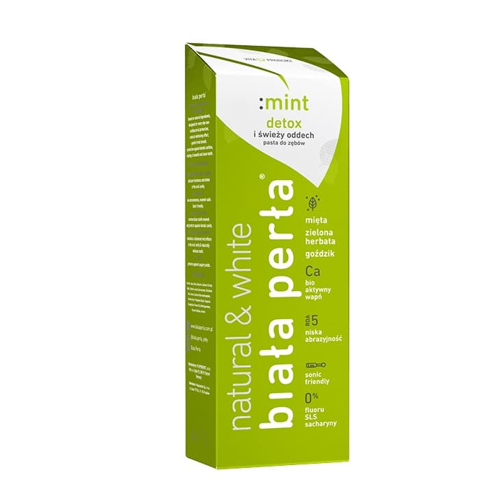 Mint pasta do zębów bez fluoru