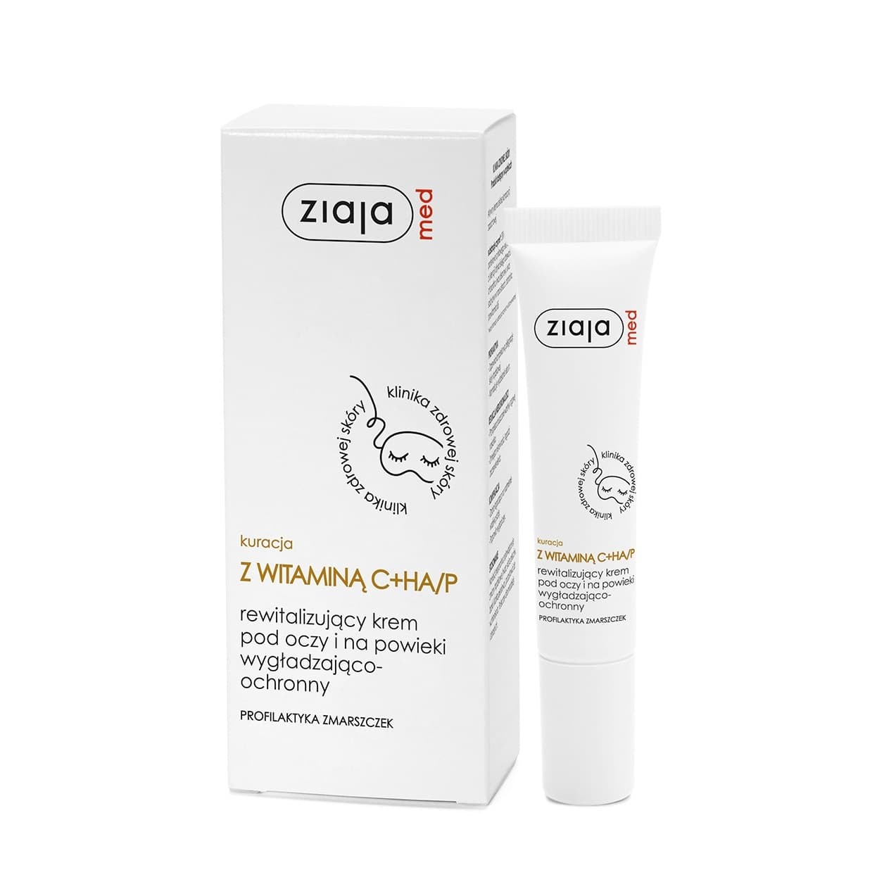 Kuracja z witaminą C + HA/P, krem rewitalizujący pod oczy
