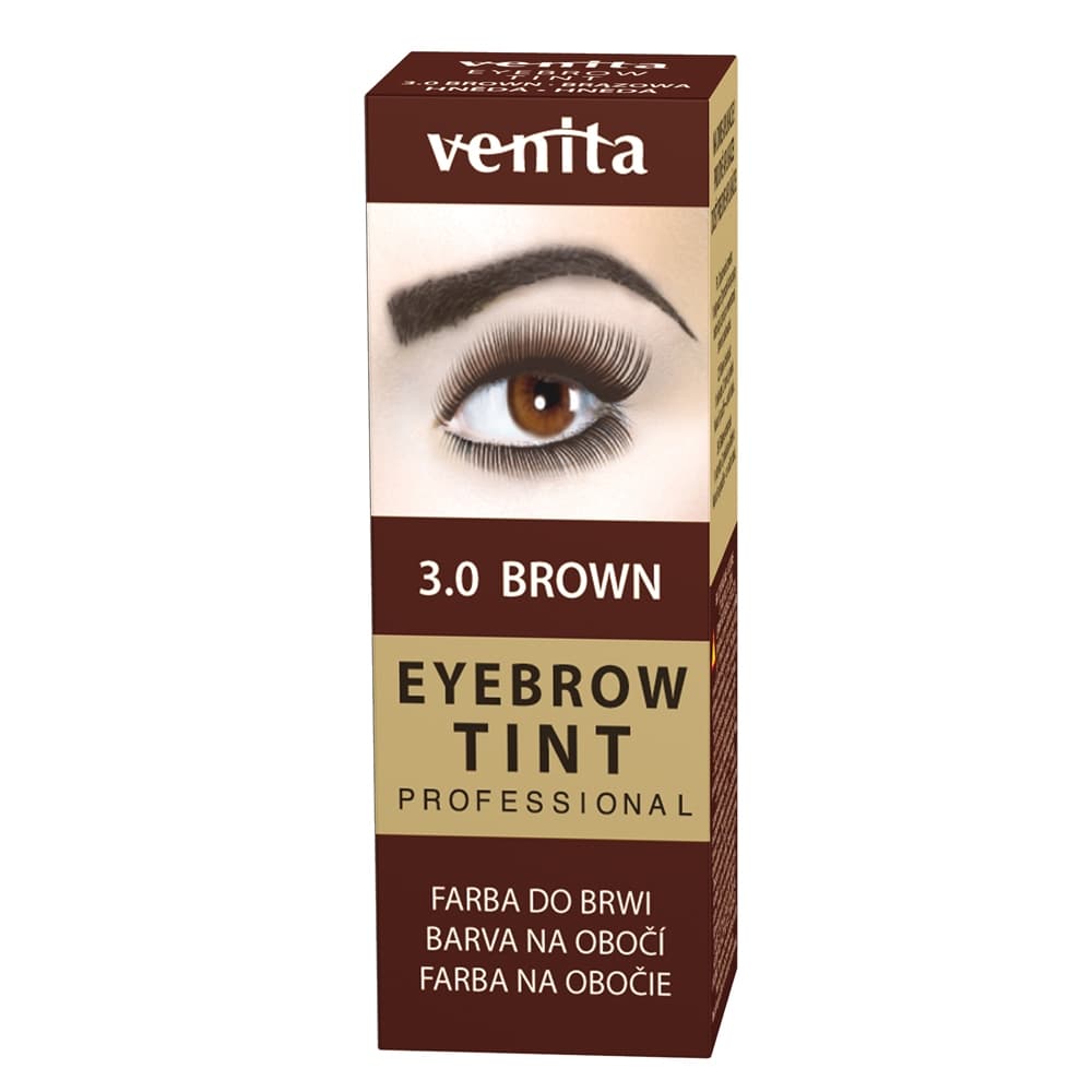 Profesjonalna Klasyczna Henna do Brwi w Proszku 3.0 Brązowa