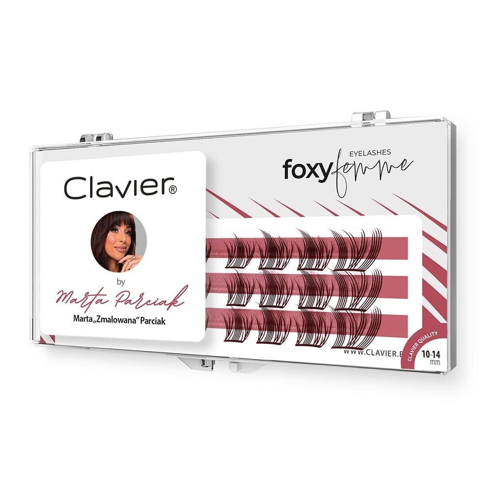 Foxy Femme by Marta „Zmalowana” Parciak kępki rzęs – efekt foxy eyes 10-14mm