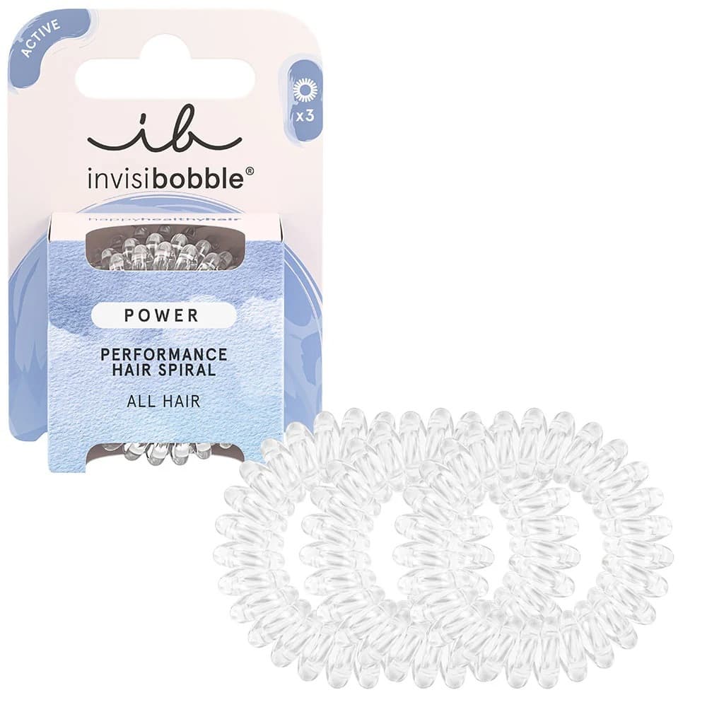 Power Active gumka do włosów spiralna Crystal Clear