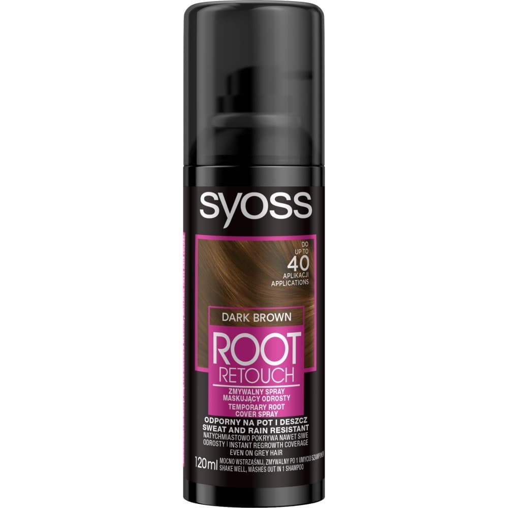 Root Retoucher, spray maskujący odrosty Ciemny Brąz