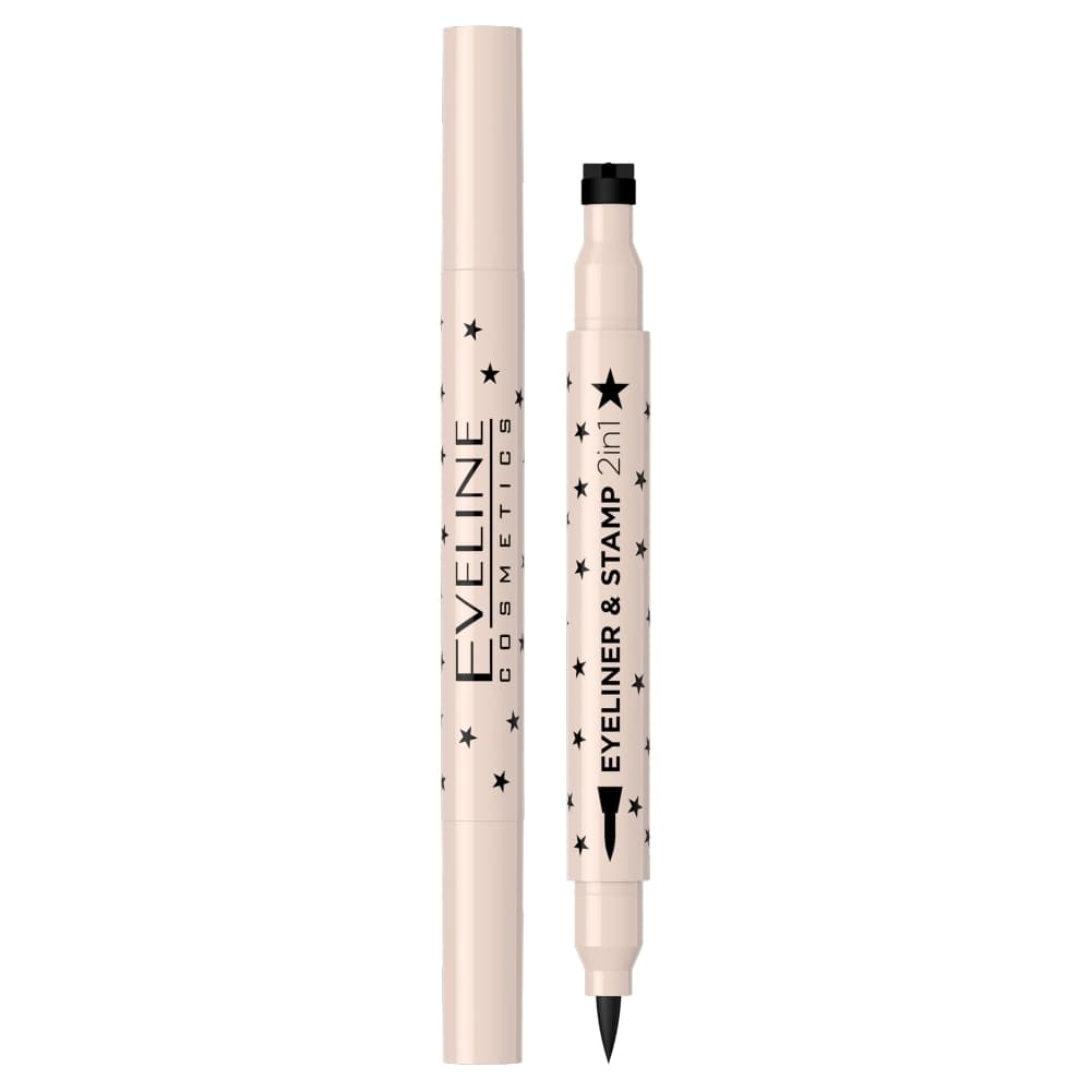 EYELINER & STAMP 2in1 - Eyeliner w pisaku z pieczątką - STAR