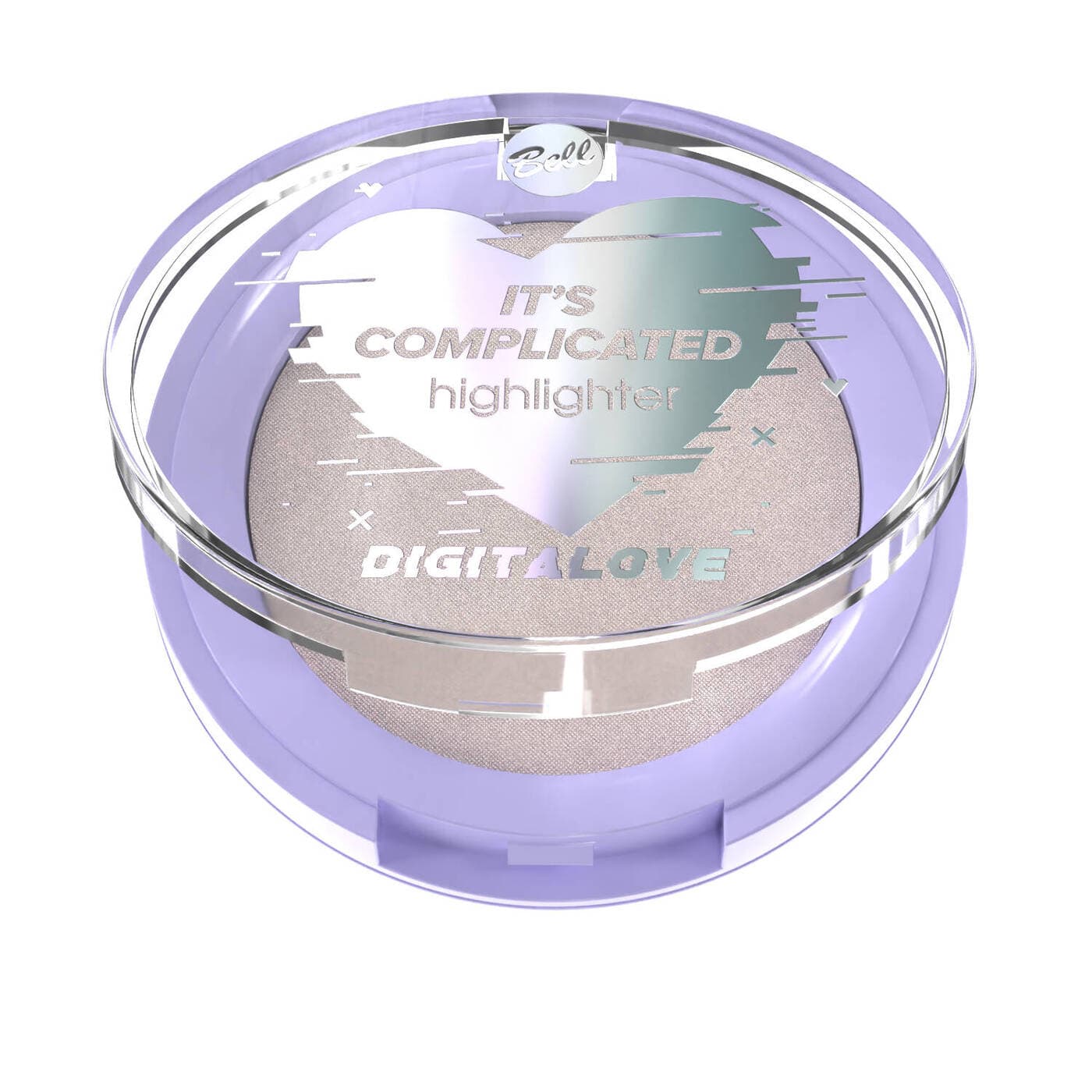 It's complicated highlighter, prasowany rozświetlacz do twarzy, 001
