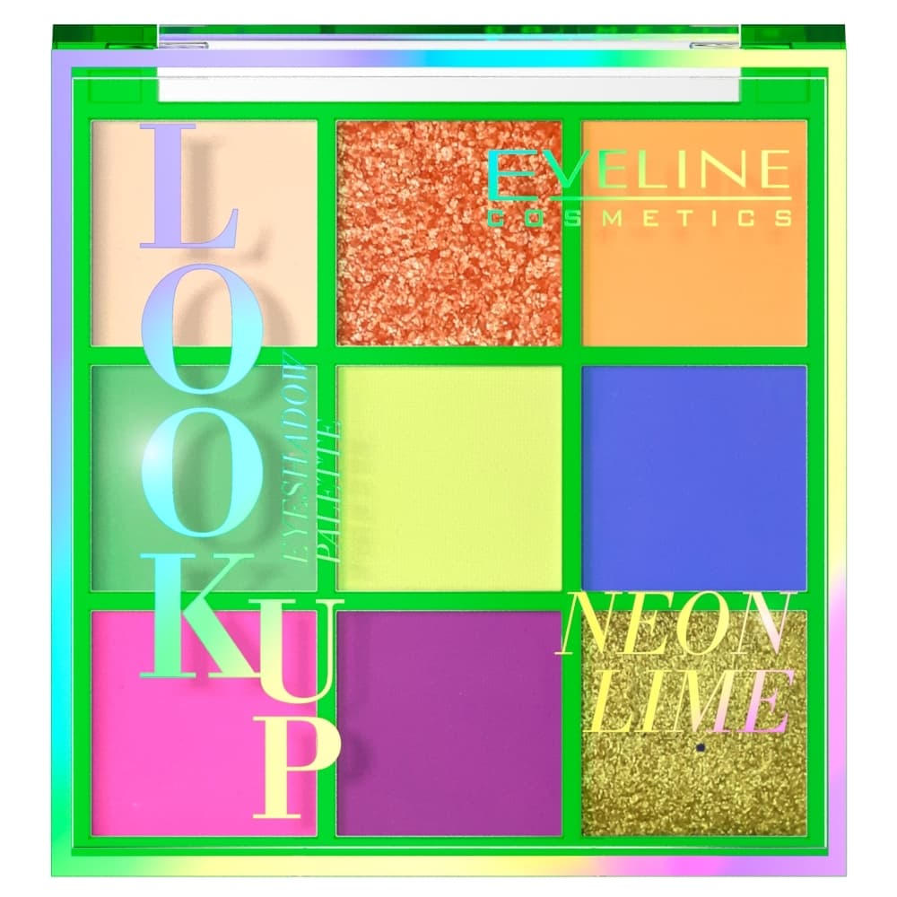 Look Up Neon Lime paleta cieni do powiek