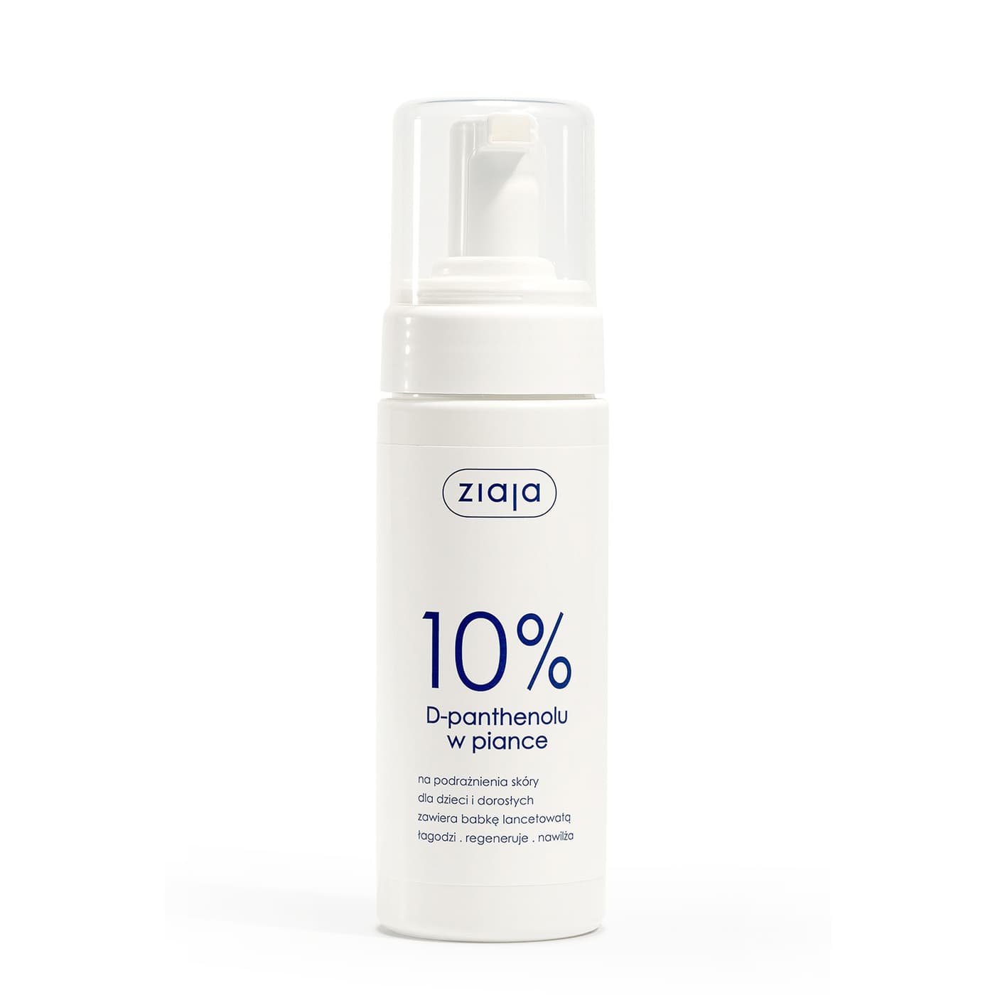 10% D-panthenolu w Piance Ziaja Przyspiesza regenerację naskórka