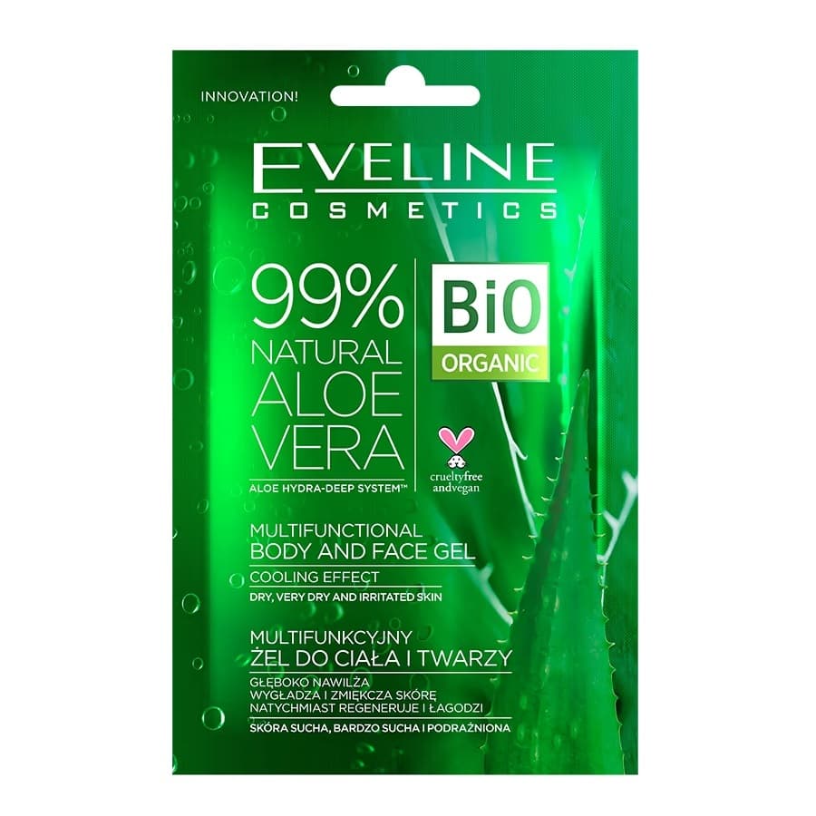 99% Natural Aloe Vera Gel żel do twarzy i ciała