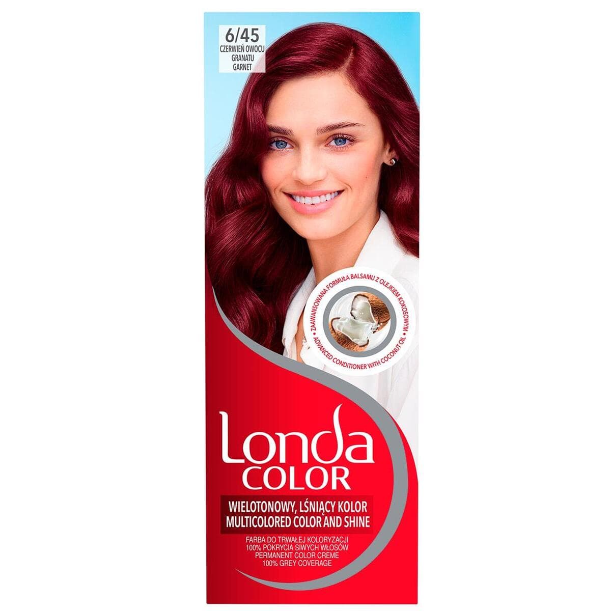 Londa Color Farba do trwałej koloryzacji czerwień owocu granatu 6/45