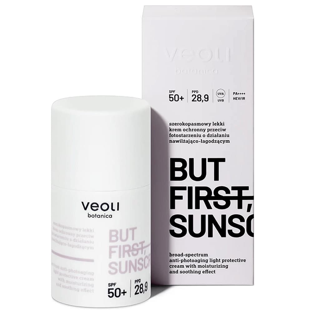 But First Sunscreen Lekki Krem Ochronny z Filtrem SPF50