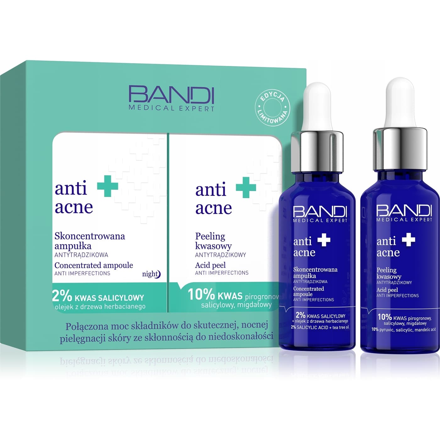 Medical Expert anti acne, zestaw antytrądzikowy do twarzy