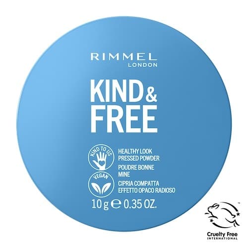 Rimmel Kind & Free wegański puder prasowany 001 Translucent