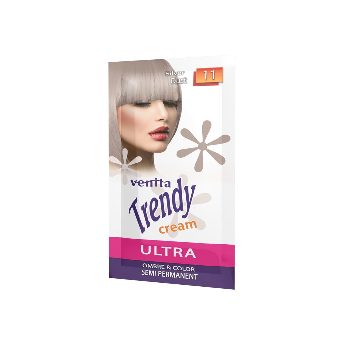 Trendy Cream Ultra krem do koloryzacji włosów 11 Silver Dust