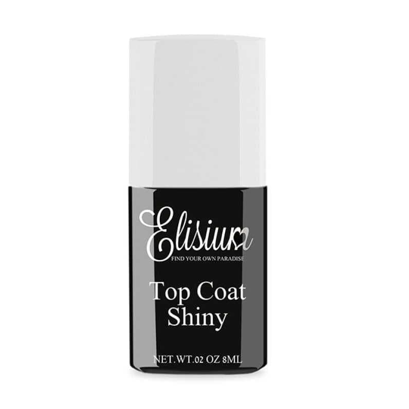 Top Coat Shiny Black Confetti top hybrydowy
