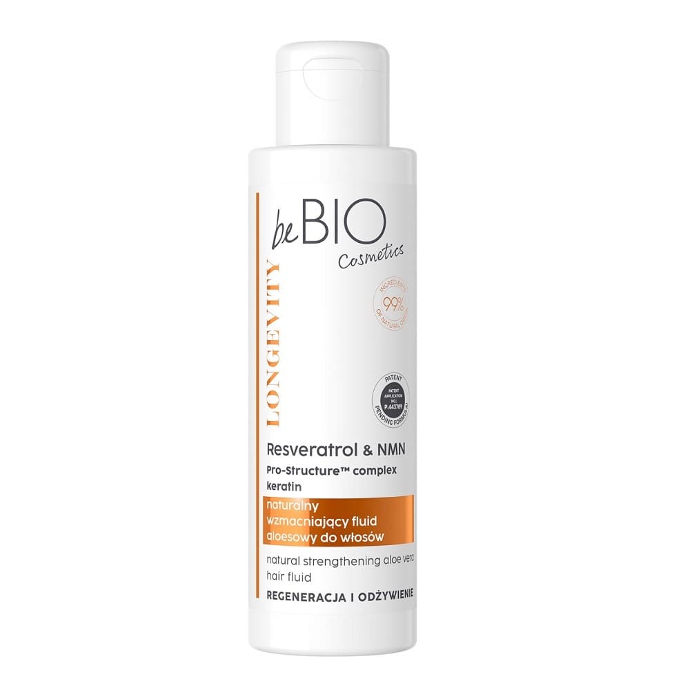 LONGEVITY - Natural Strengthening Aloe Vera Hair Fluid - Naturalny, wzmacniający fluid aloesowy do włosów - Regeneracja i odżywienie -