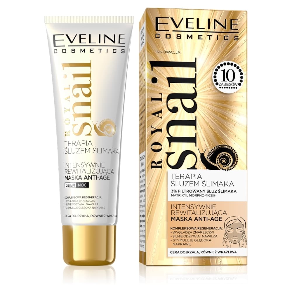 Royal Snail 30+/40+, intensywnie rewitalizująca maska anti-age