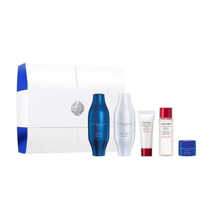 Bio-Performance Skin Filler Deluxe zestaw serum do twarzy 2x + pianka oczyszczająca do twarzy + lotion do twarzy + krem do twarzy