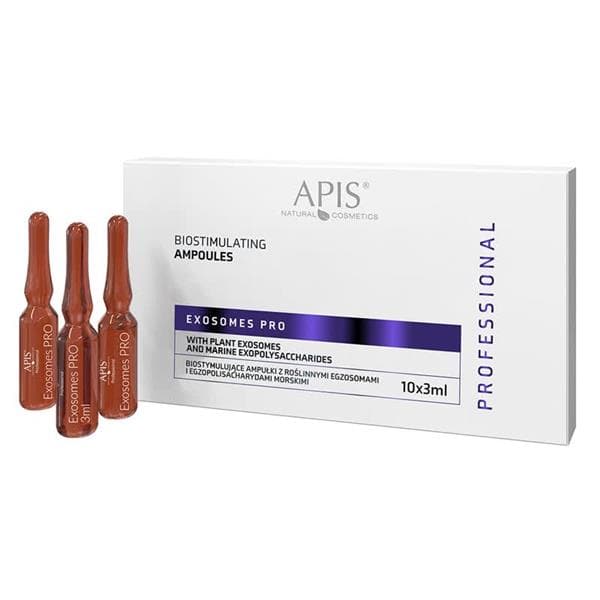 Apis Exosomes Pro Biostymulujące ampułki z roślinnymi egzosomami i egzopolisacharydami roślinnymi