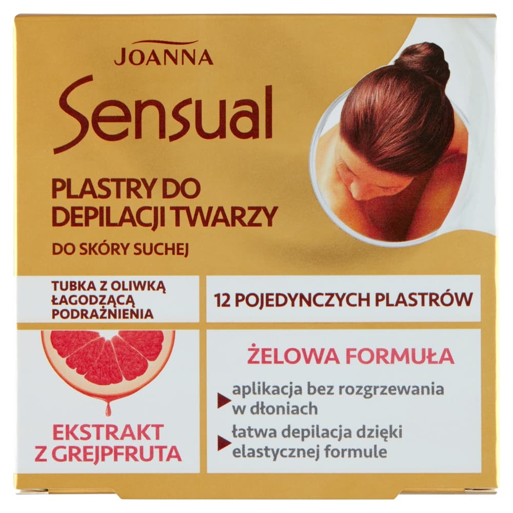 Sensual Plastry Do Depilacji Twarzy Skóra Sucha + Oliwka