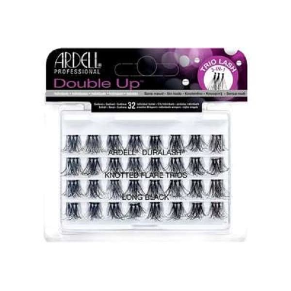 Duralash Knotted Flare Trios Long Black Potrójne kępki rzęs